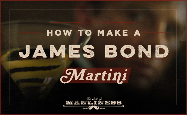 Learn how to make a classic James Bond martini, also known as a Vesper Martini.