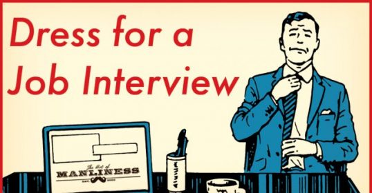 It is important to dress well for a job interview.