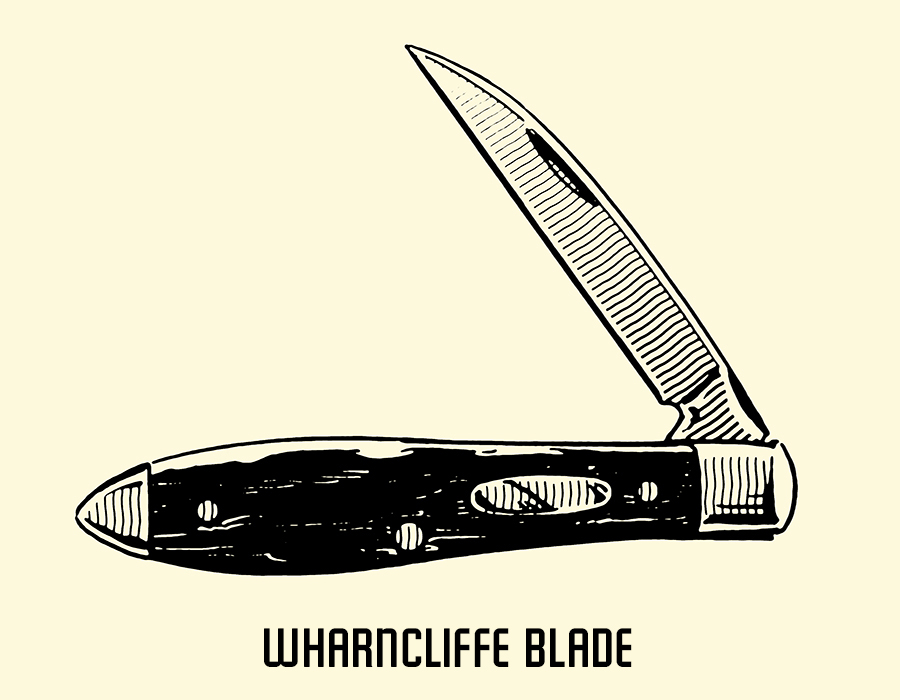 pocket knife drawing