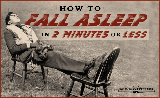Fall asleep fastly.