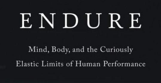 The cover of the book explores the curious limits of human performance.