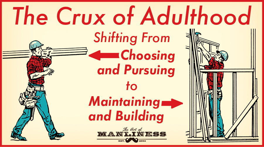 Poster by AOM regarding the crux of adulthood.