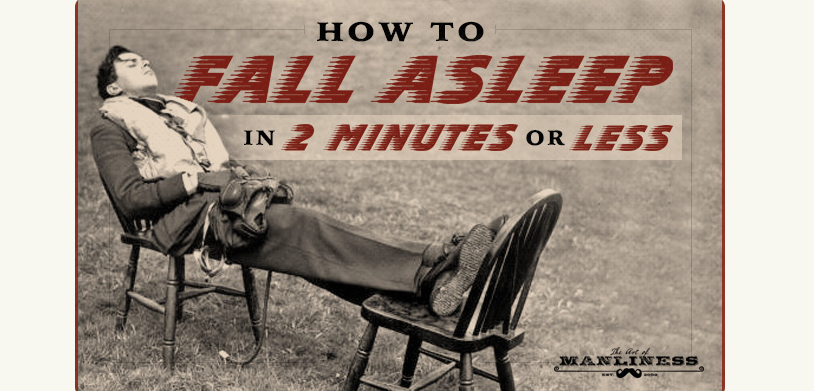 Learn how to fall asleep in less than 2 minutes with this simple technique.