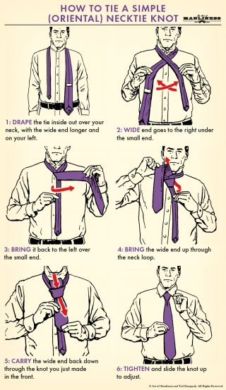 How to Tie the Simple Necktie Knot | The Art of Manliness