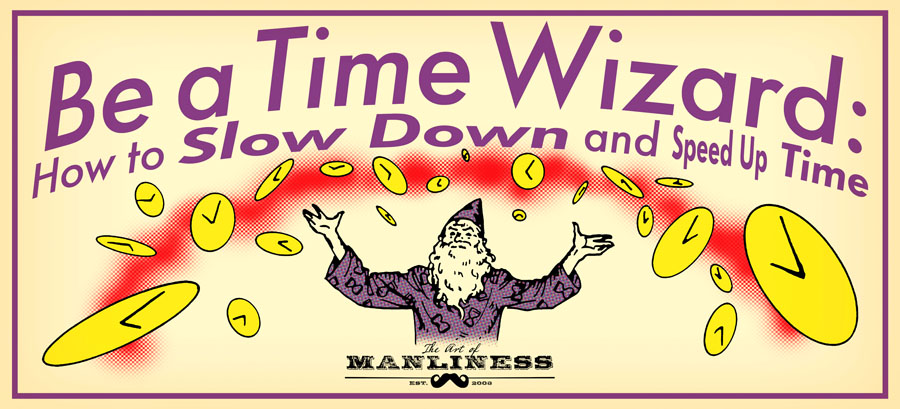 Poster by Art of Manliness regarding time wizard.