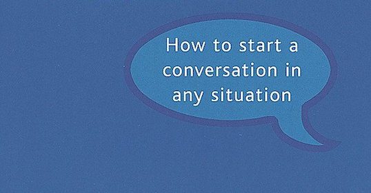 A blue background featuring white text.