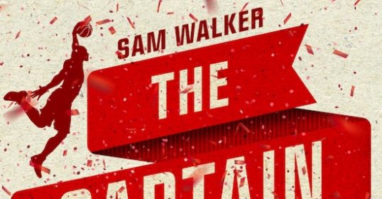 A red and white book cover featuring a team captain.
