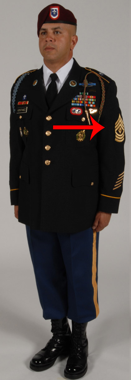 Soldier with Service Dress Uniform.
