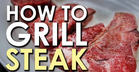 A close up of grilled steak.