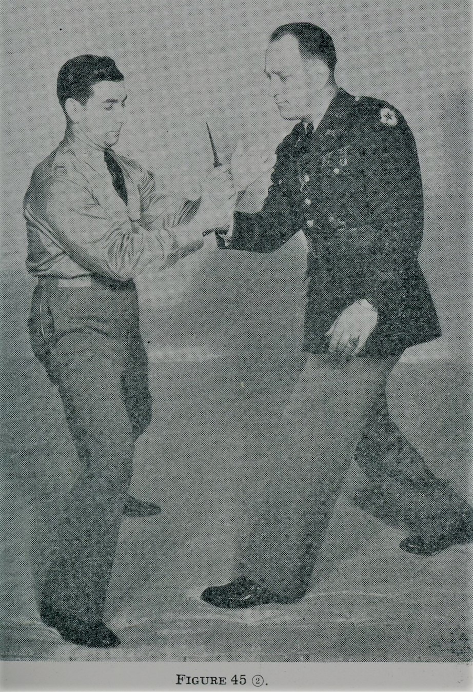 Grabbing opponent's knife from his hands during self defense.