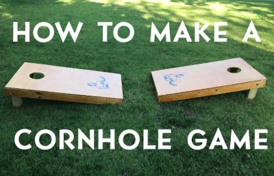 How to Make a Cornhole Game | The Art of Manliness