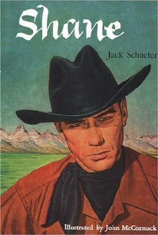 Novel cover of Shane by Jack Schaefer.