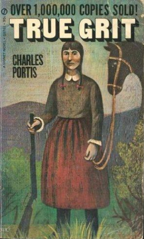 Novel cover of True Grit by Charles Portis.