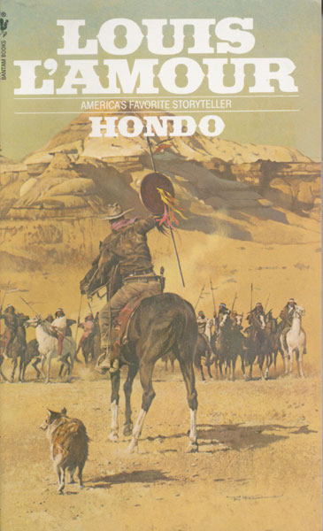 Novel cover of Hondo by Louis L’Amour.