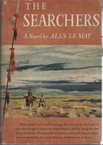 Novel cover of The Searchers by Alan Le May.