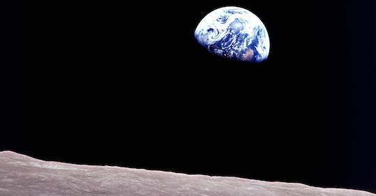 In this podcast episode, experience a mesmerizing view of Earth rising from the moon - an Odyssey moment reminiscent of Apollo 8.