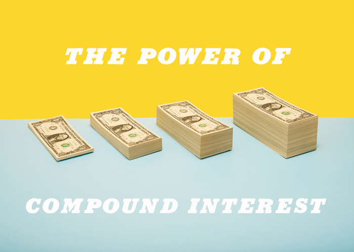 Compound interest formula and benefits.