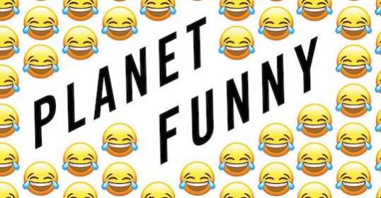 Planet funny emojis on a white background, perfect for a podcast.