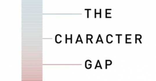 This is the Character Gap book cover.