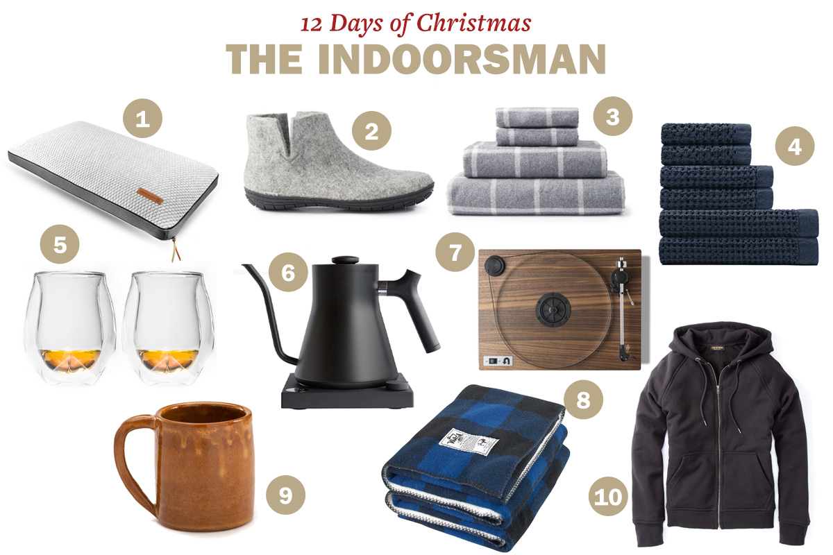 Huckberry gifts for indoorsman.