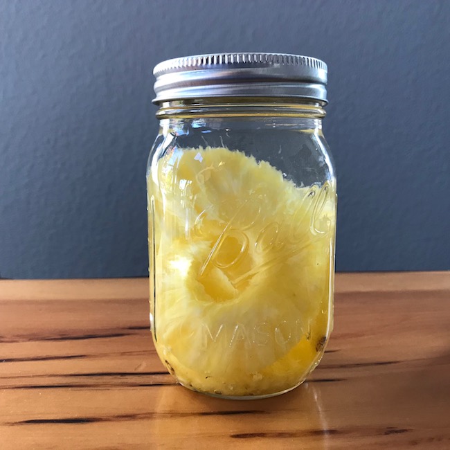 Pineapple Jalapeno in a jar.