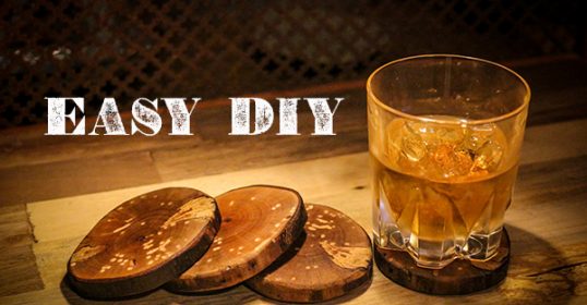 Easy diy wood coasters can be created by anyone (Man) for various reasons such as gifting or personal use.