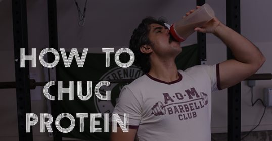 Learn how to chug whey protein for a quick boost of nutrients after your workout.