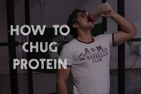 Learn how to chug whey protein for a quick boost of nutrients after your workout.