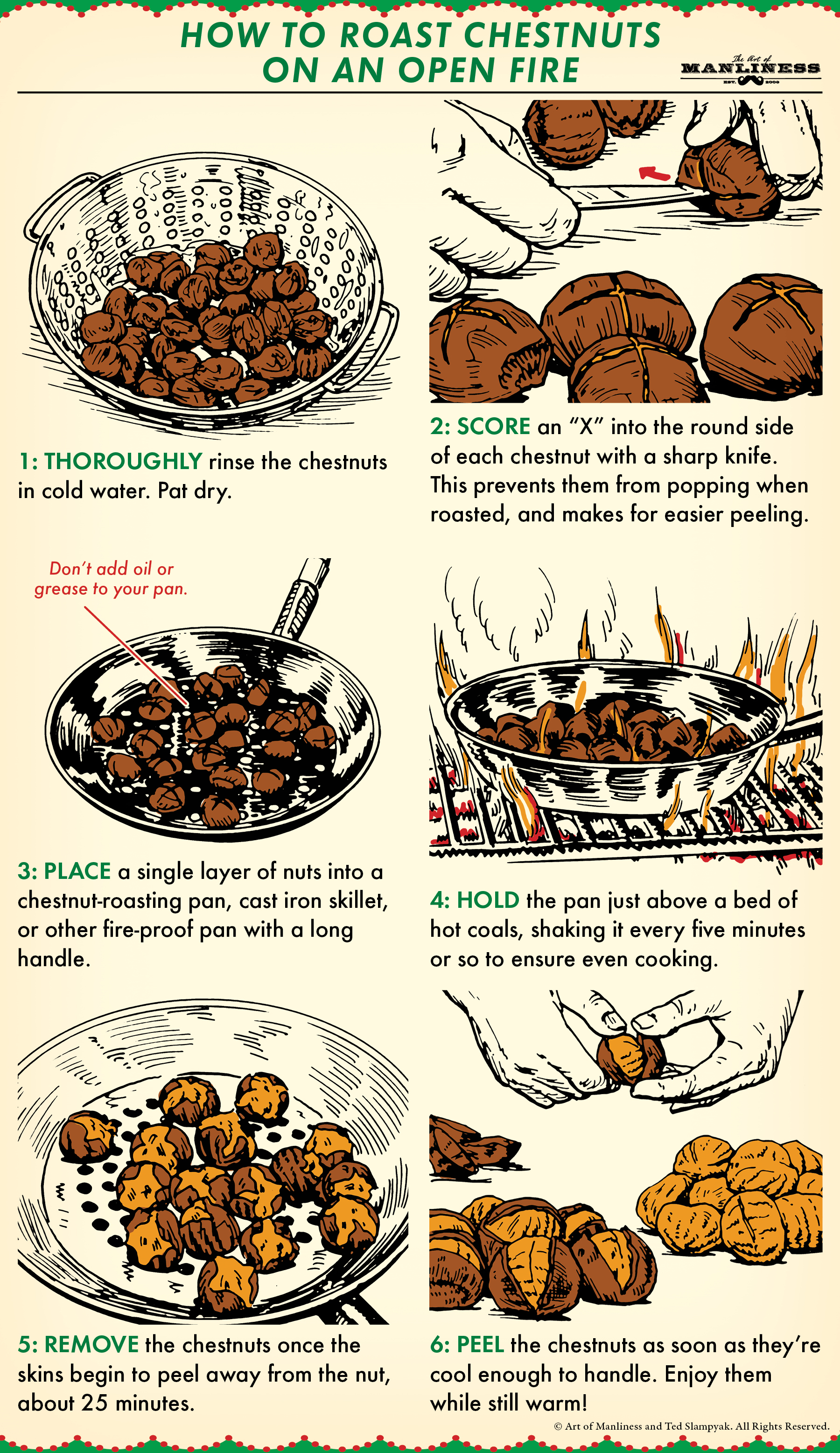 How To Roast Chestnuts Over An Open Fire The Art Of Manliness