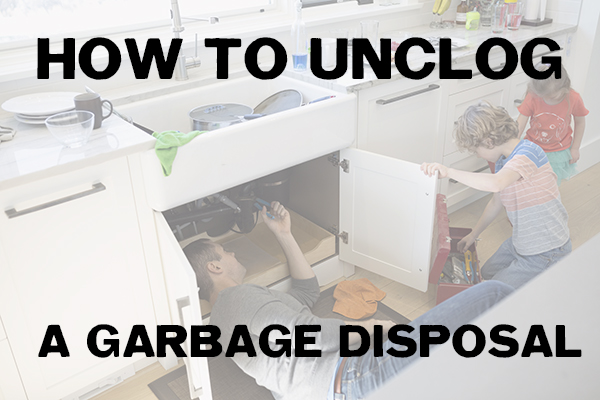 How to unclog a garbage disposal effectively.