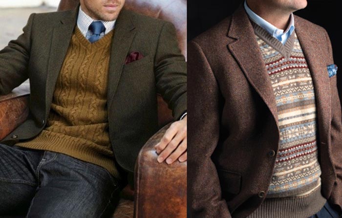 Four Ways to Wear a V-Neck Sweater for Men - GAZMAN