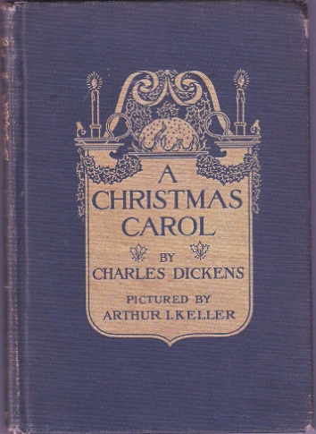 A Christmas Carol by Charles Dickens book cover.