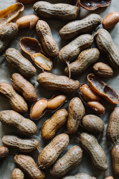 Boiled peanuts.