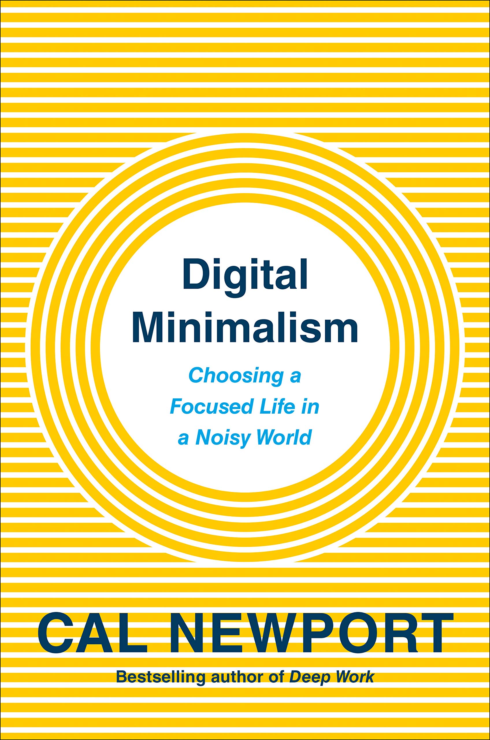 Book cover of a Digital Minimalism.
