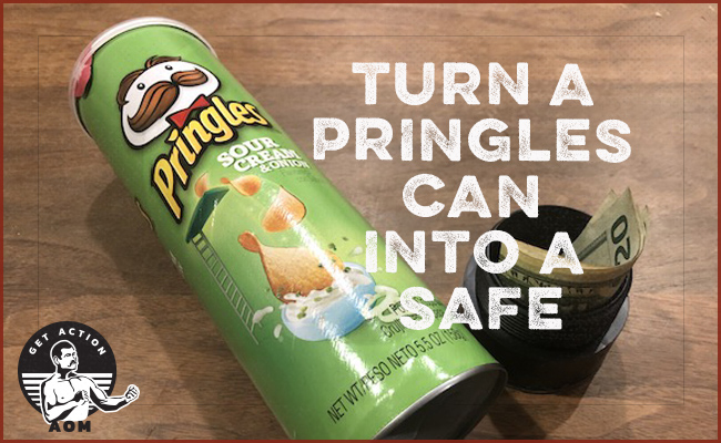 Diversion Safe: Turn a Pringles Can Into a Safe