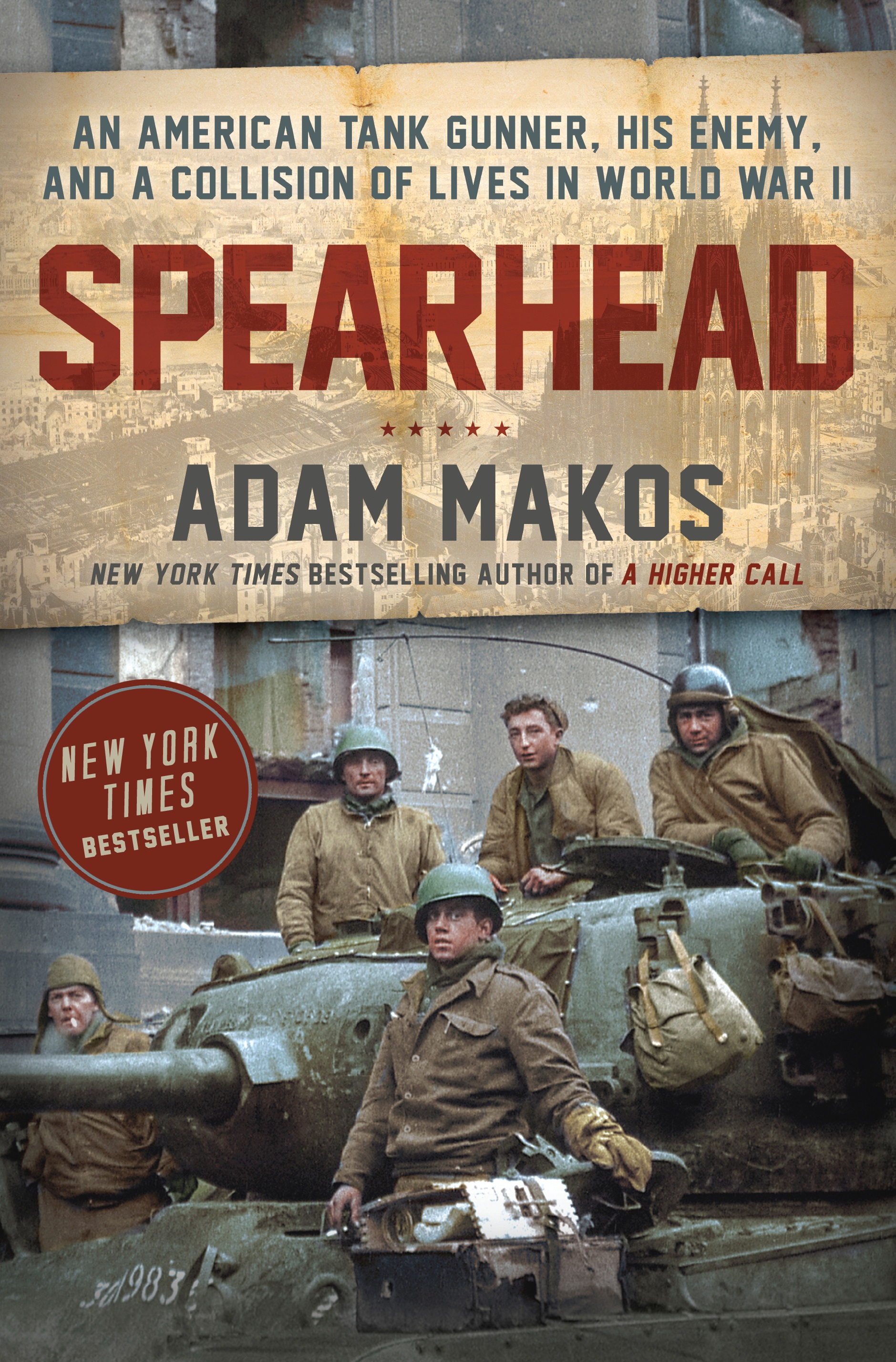 Book cover page of "Spearhead" by Adam Makos.