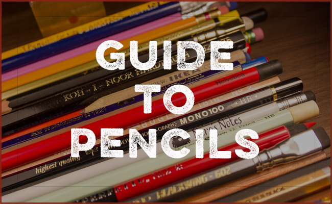 Poster about guide to pencils displayed. 