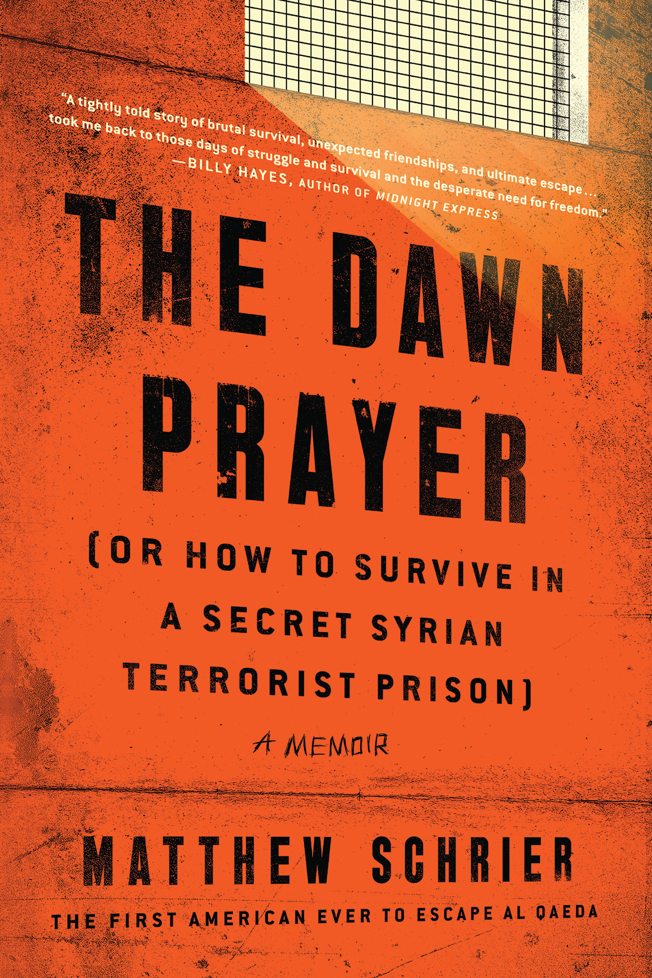 Book cover page of "The Dawn Prayer" by Matthew Schrier.