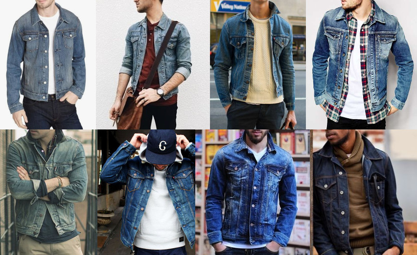 dress up a jean jacket