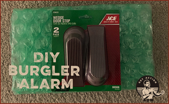 Portable DIY burgler alarm.