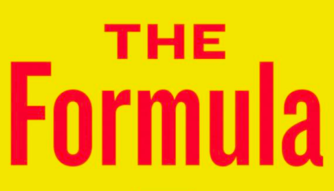 The formula book cover features a red and yellow background, symbolizing success.