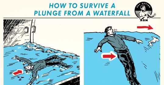 How to survive a plunge in a pool.