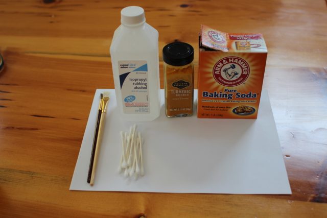 invisible ink experiment baking soda