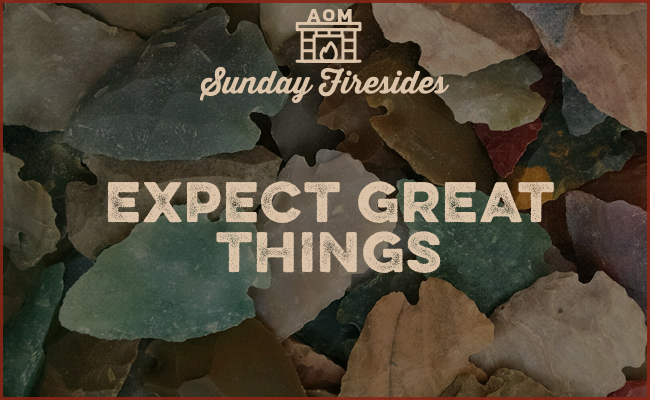 Experience greatness with Sunday Firesides.