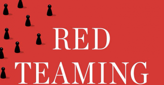 Explore the concept of red teaming through this podcast cover.