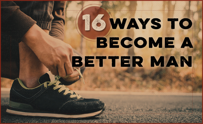 A guy tying shoelaces.