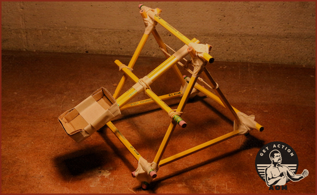 How to Make a Miniature Pencil Catapult | Art of Manliness