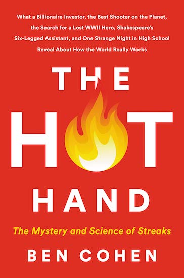 Book cover page of "The Hot Hand" by Ben Cohen. 