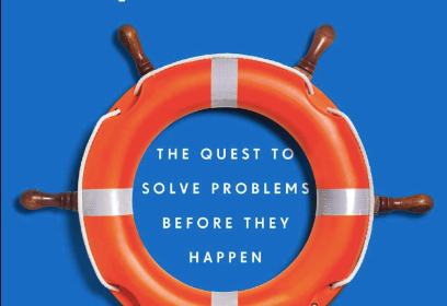 The book cover depicts the quest to solve problems preemptively.