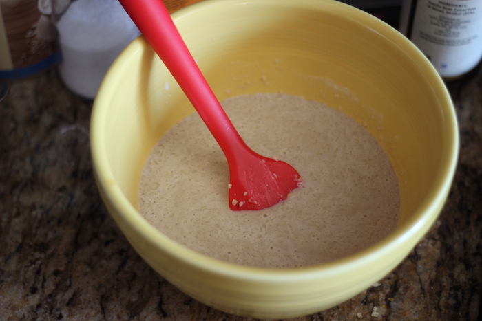 Wet Ingredients in a bowl.